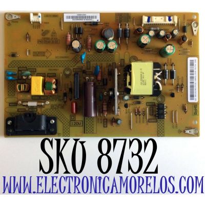 FUENTE DE PODER PARA TV TOSHIBA / NUMERO DE PARTE PK101W1310I / FSP056-3FS03 / 02-PK101W1310I-DSPIL / 3BS0409012GP / PANEL C320LD-GH61 REV.01 / MODELO 32L221U / 32L221U REV.A